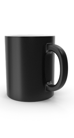 mug personnalisable de couleur noire